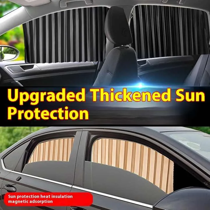 ستارة جانبية تلقائية داخلية مغناطيسية داخلية قابلة . Automatic Interior Magnetic Retractable Side Window