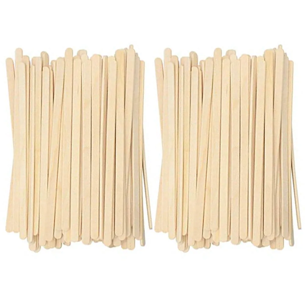 2000 Coffee Stirrers Wooden Crafts Sticks Cocktail Mixer Drink Swizzle Mix Bar