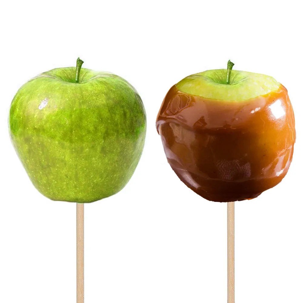 210PC Sturdy Bamboo Sticks 6" Wooden Candy Apple Skewer Corn Dog Culinary Crafts