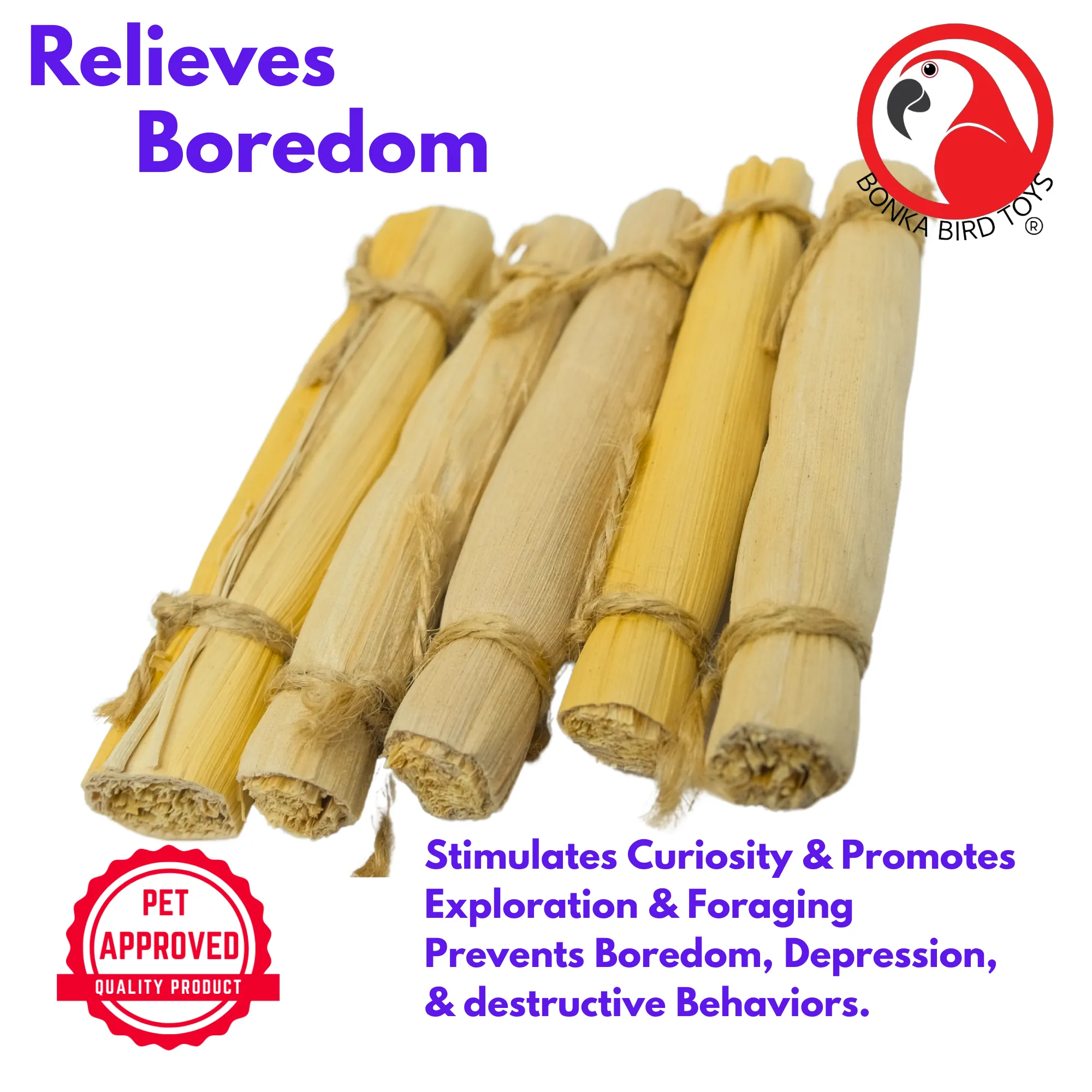 2375 Pk5 4-Inch Banana Leaf Sticks