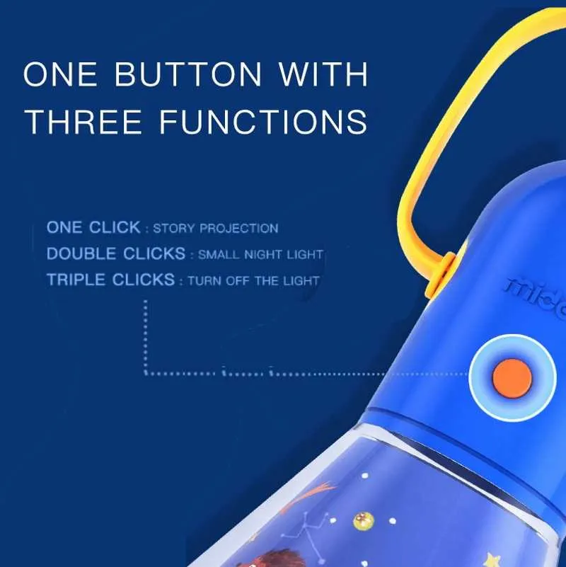 4 in 1 Kids Storybook Torch Projector Educational Toys Starlight Lamp