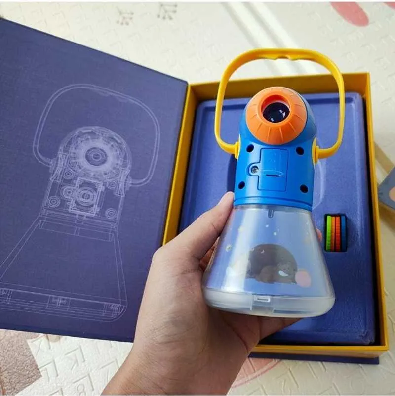 4 in 1 Kids Storybook Torch Projector Educational Toys Starlight Lamp