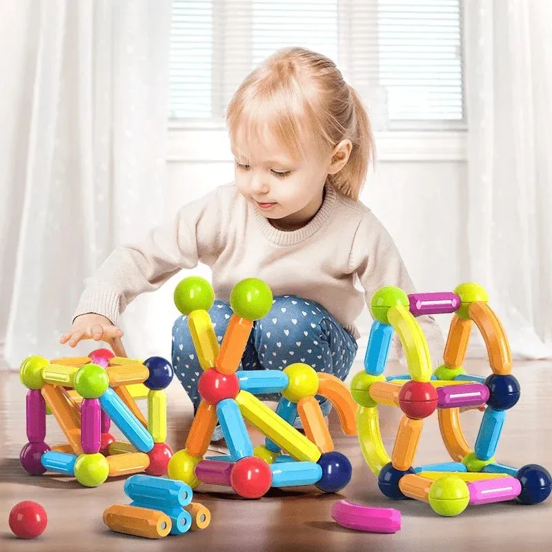 42Pcs Magnetic Puzzle Sticks Set