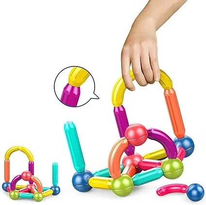 42Pcs Magnetic Puzzle Sticks Set