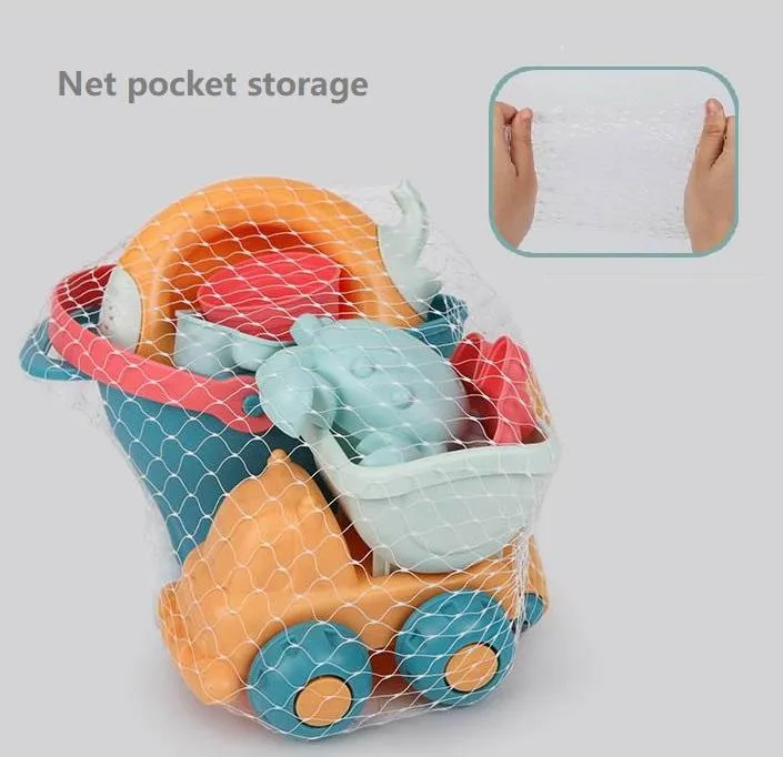 5-14PCS Beach Toys for Kids Sand Toys Set with Bucket Animal Mold
