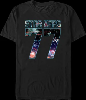 77 Chase Scene Star Wars T-Shirt