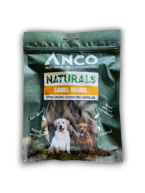 Anco Camel Braid Pack Dog Chew