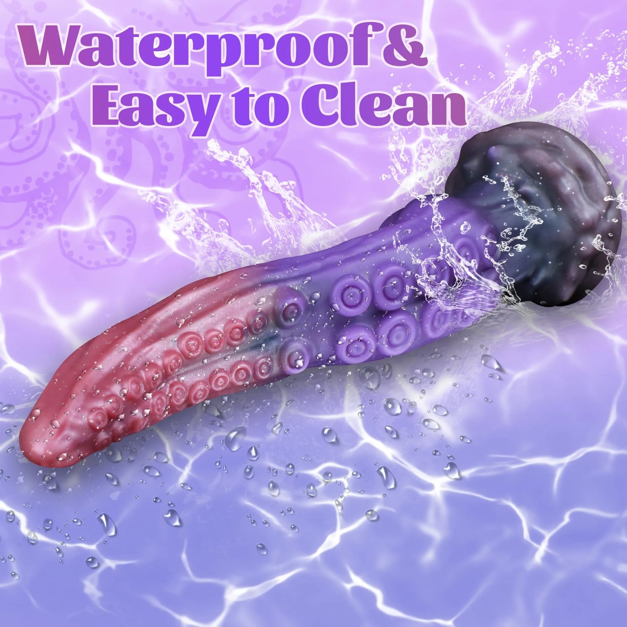 Antenna 10" Long Tentacle Dildo With Super Strong Suction Cup - Laphwing