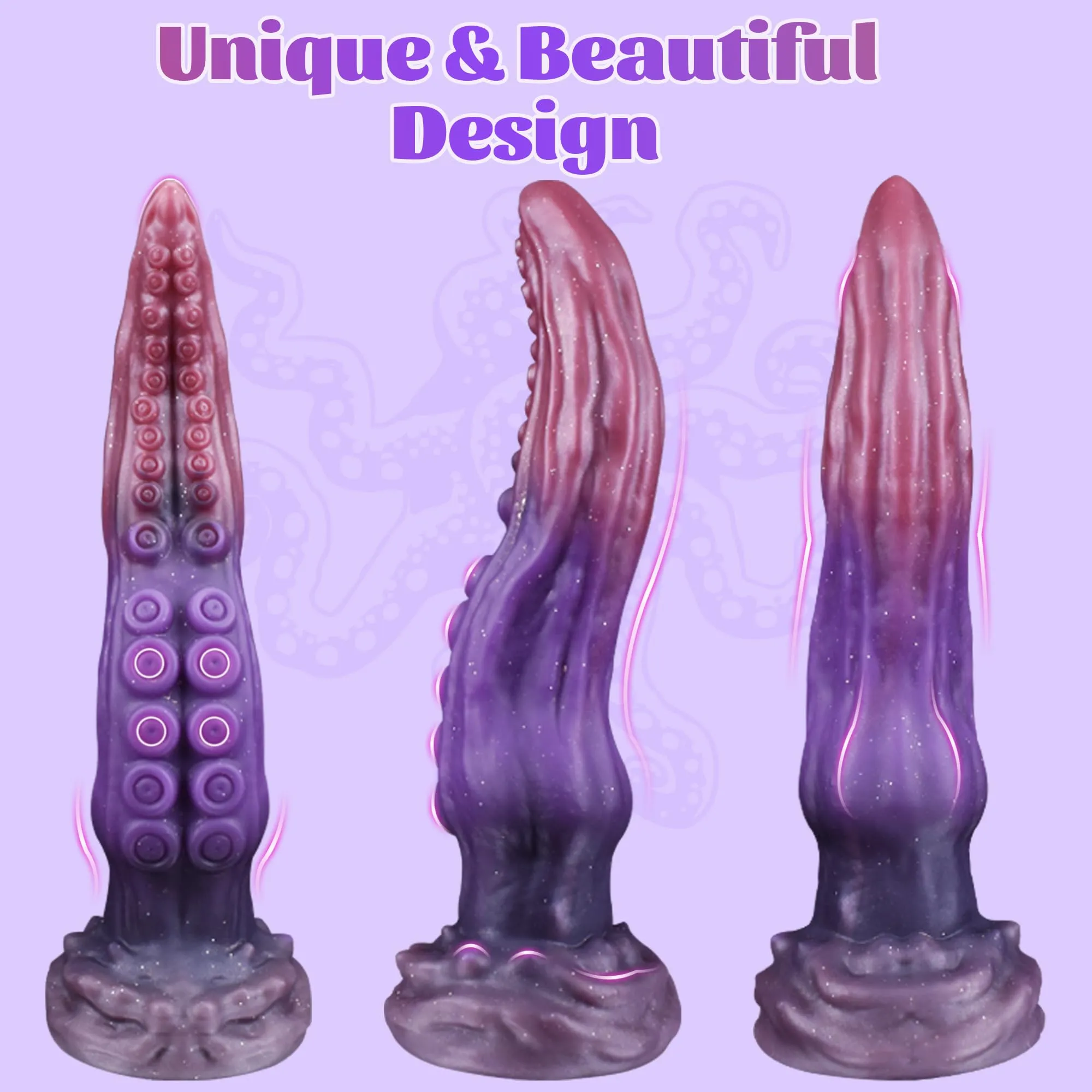 Antenna 10" Long Tentacle Dildo With Super Strong Suction Cup - Laphwing