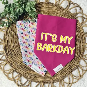 Barkday- Pink