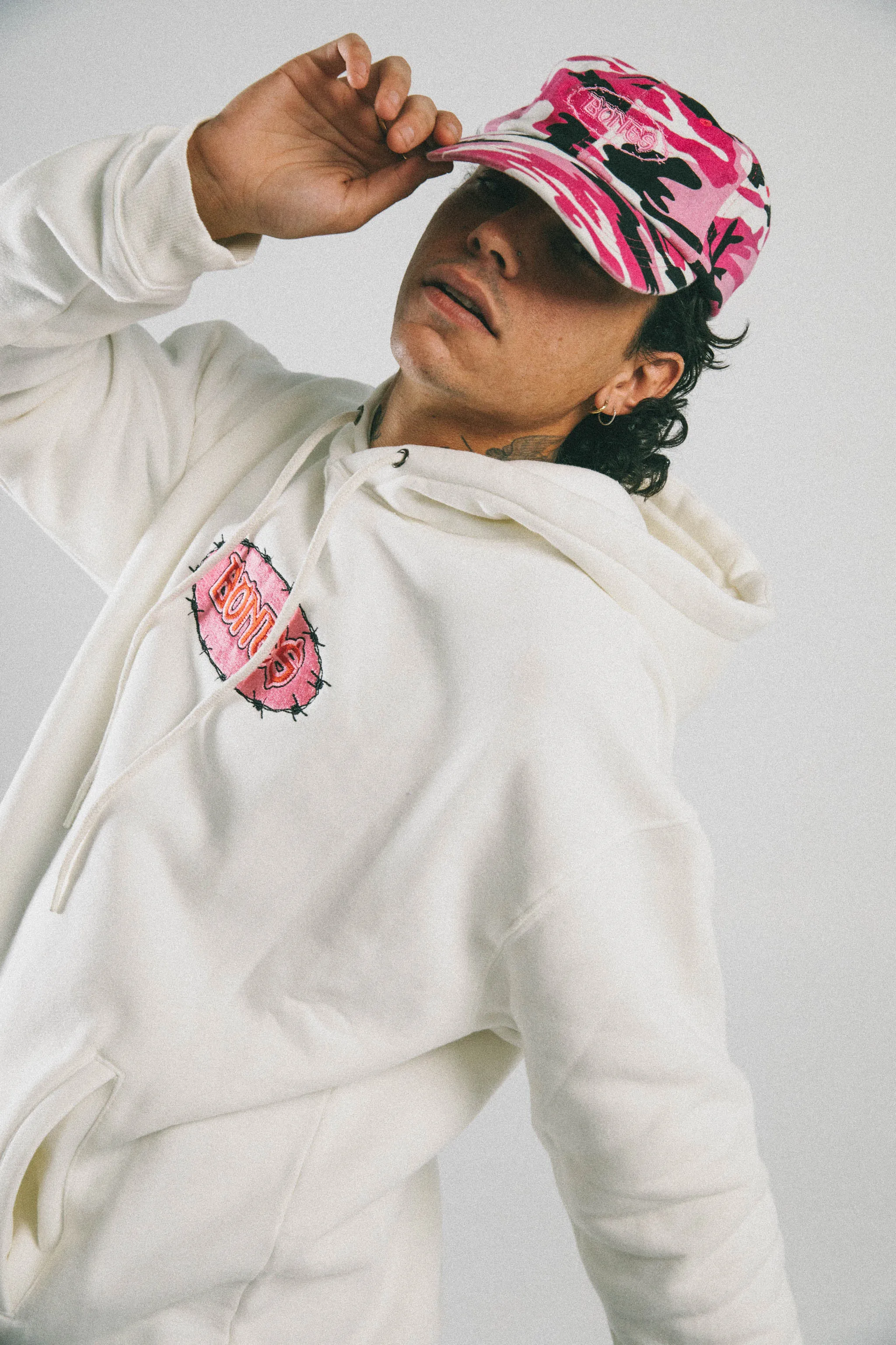BILLY BONES CLUB BONES BARB DAD HAT - PINK CAMO