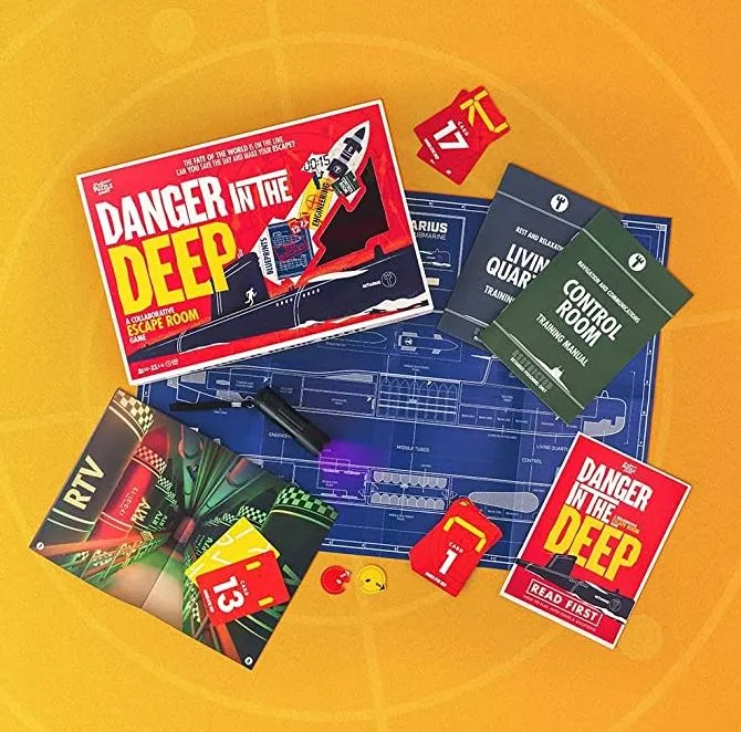 Board game Professor Puzzle Danger in the Deep Professor Puzzle Danger in The Deep