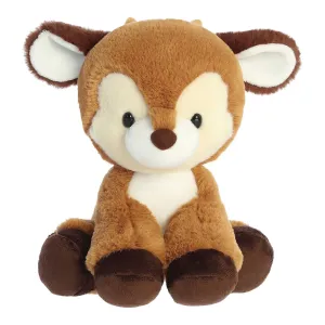 Brown Dashing Reindeer Christmas Plush, 13 Inches, 1 Count