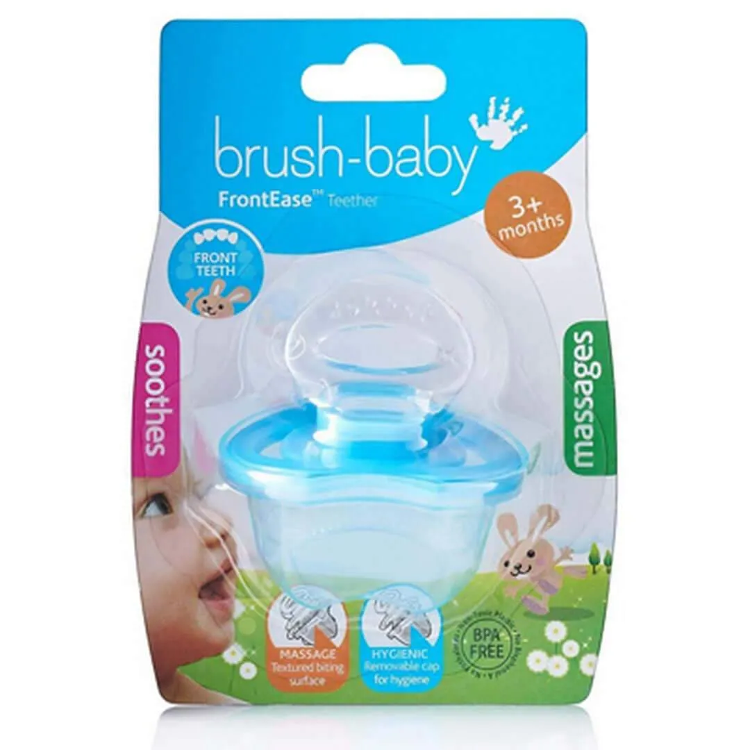 Brush Baby Front Ease Teether & Rattle || 3months To 1years - Distressed