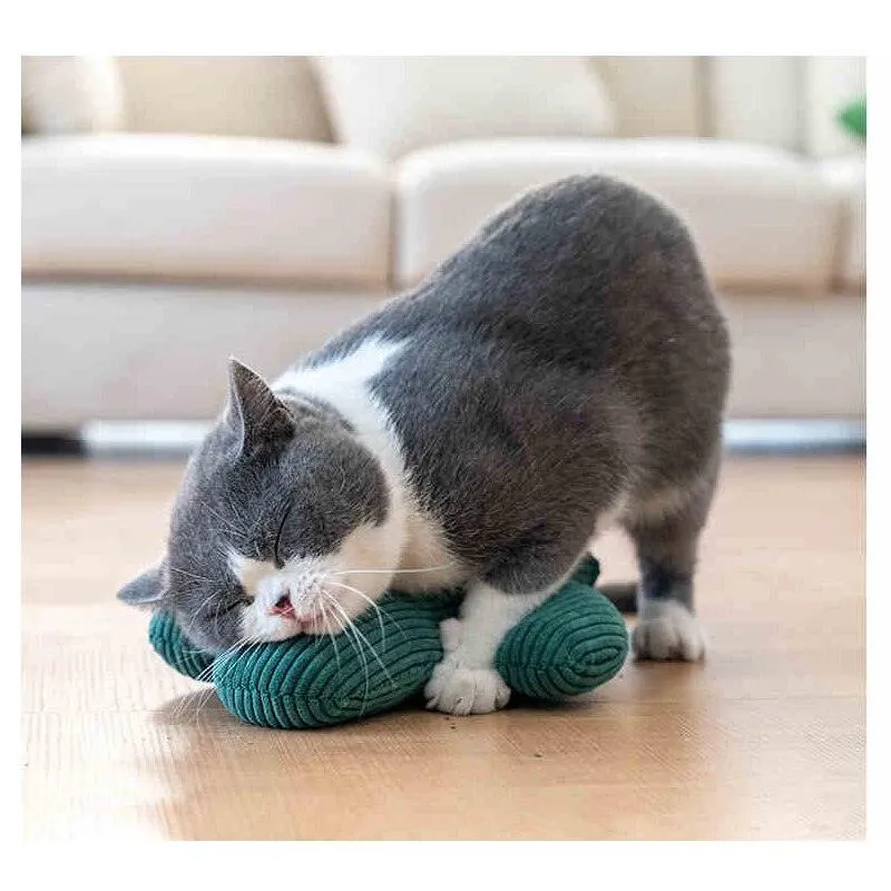 Cactus Catnip Cat  Plush Toy