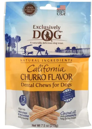 California Churro Flavor Dental Chews for Dogs