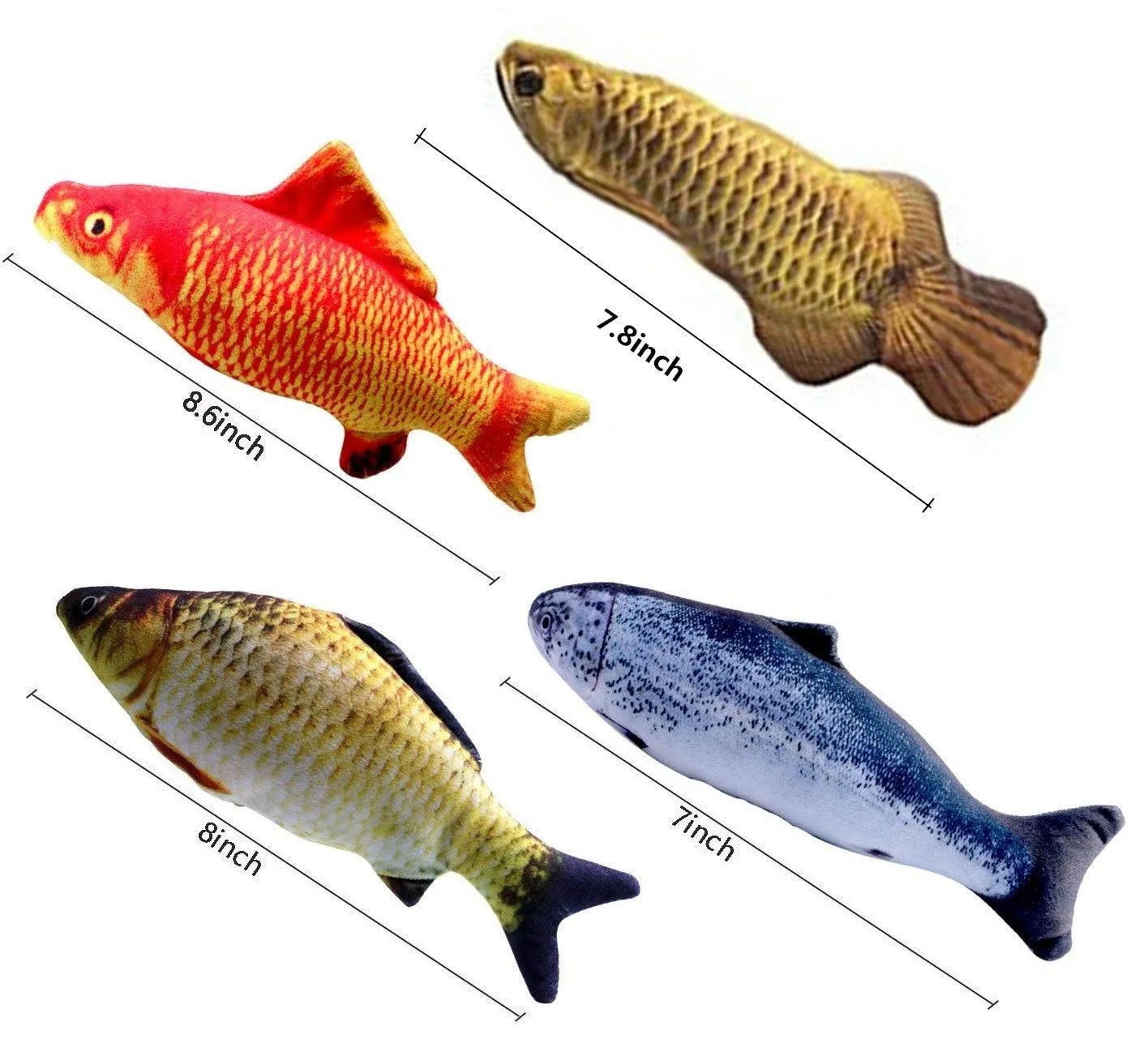 Cat Toy Fish Plush Toy