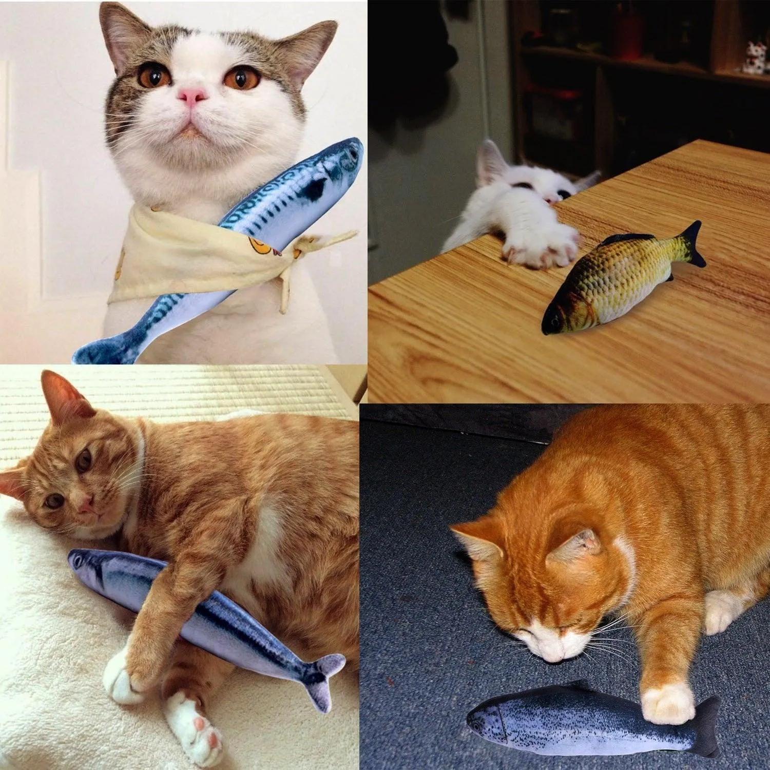 Cat Toy Fish Plush Toy