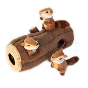 Chimpunk Log Burrow Toy