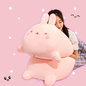 Chonky Stuffed Bunny Plush