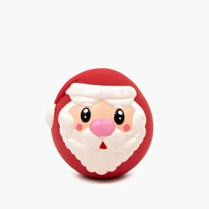 Christmas Latex Santa Ball Dog Toy – Festive, Durable & Fun