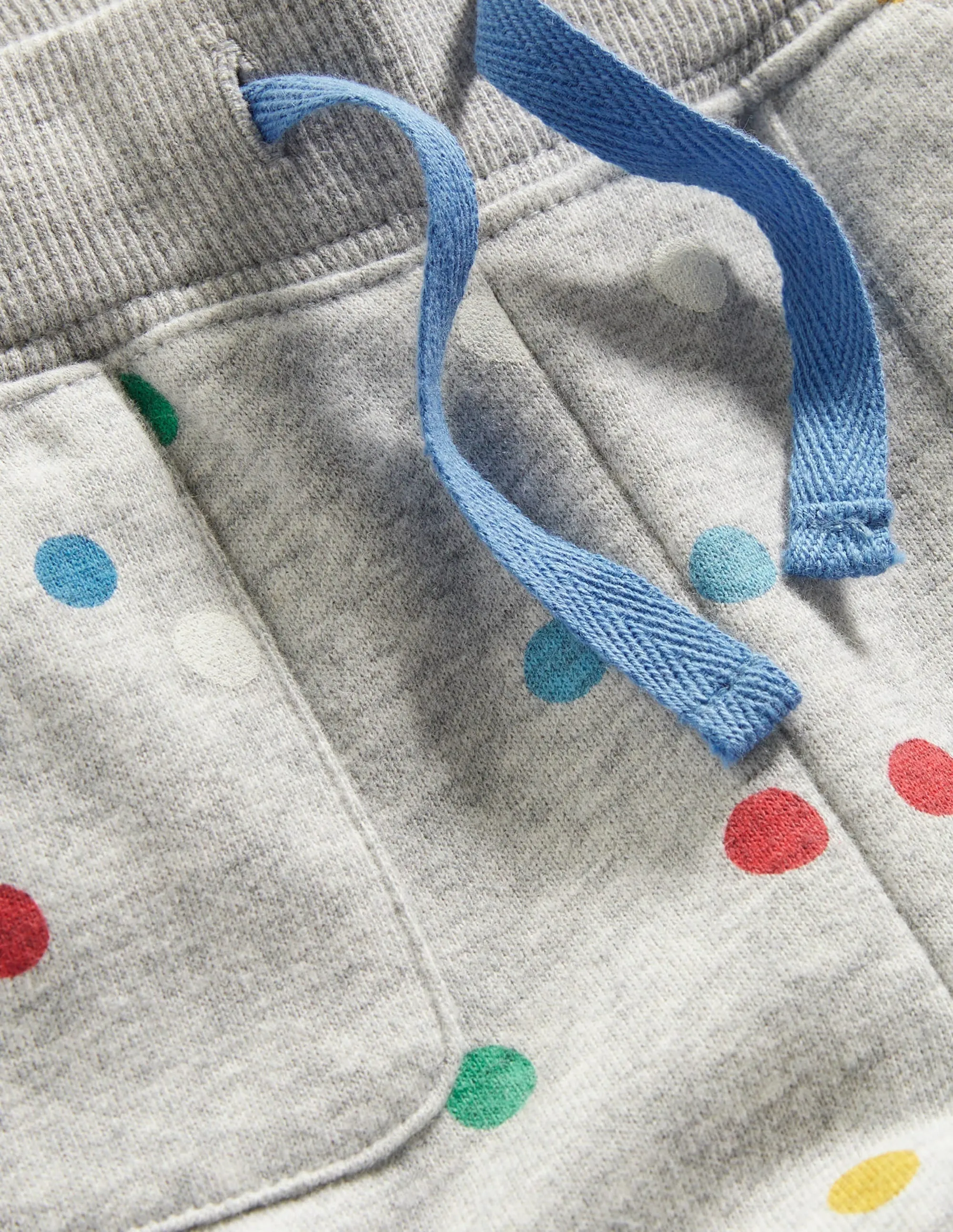 Cosy Jersey Bottoms-Grey Marl Painted Spot