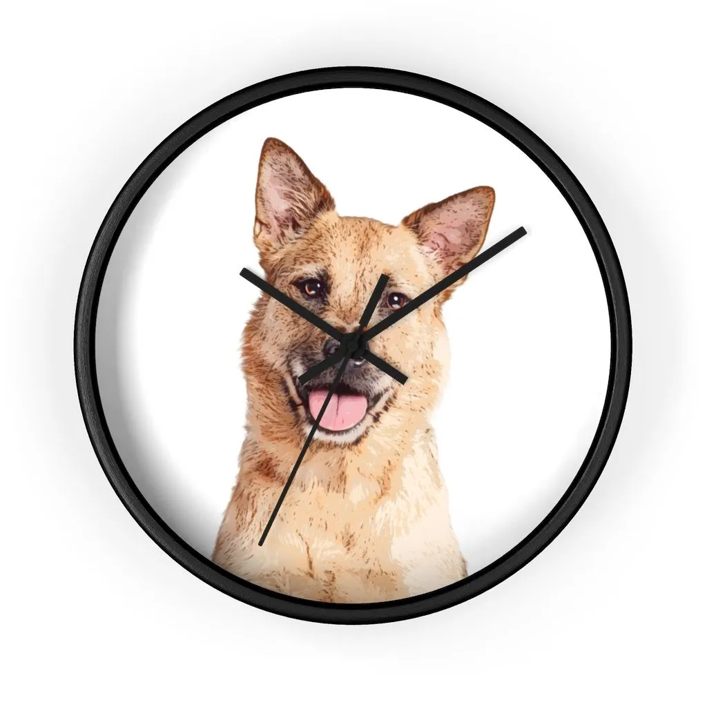 Custom Pet Art Wall Clock