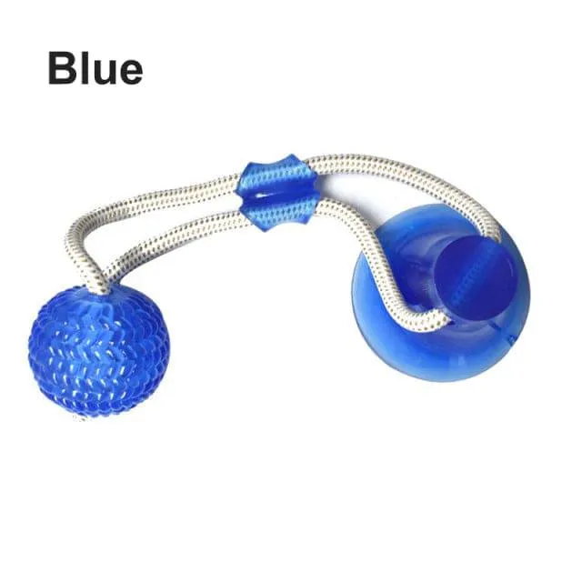 Dog Toys Interactive Suction Cup Push Ball Toys