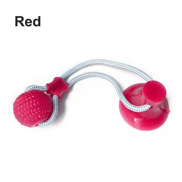 Dog Toys Interactive Suction Cup Push Ball Toys