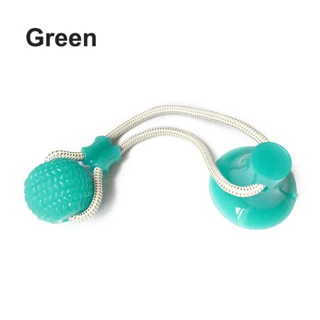 Dog Toys Interactive Suction Cup Push Ball Toys