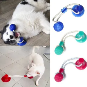 Dog Toys Interactive Suction Cup Push Ball Toys