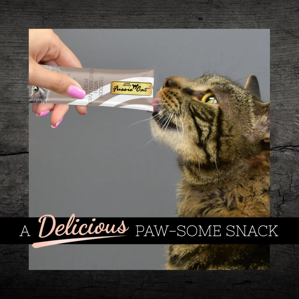 Fussie Cat Puree Chicken with Liver Cat Treat