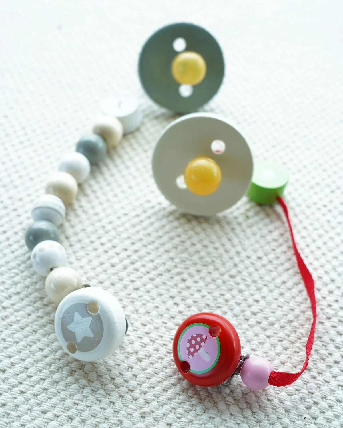 Heimess Baby Teether Chain - Toadstool