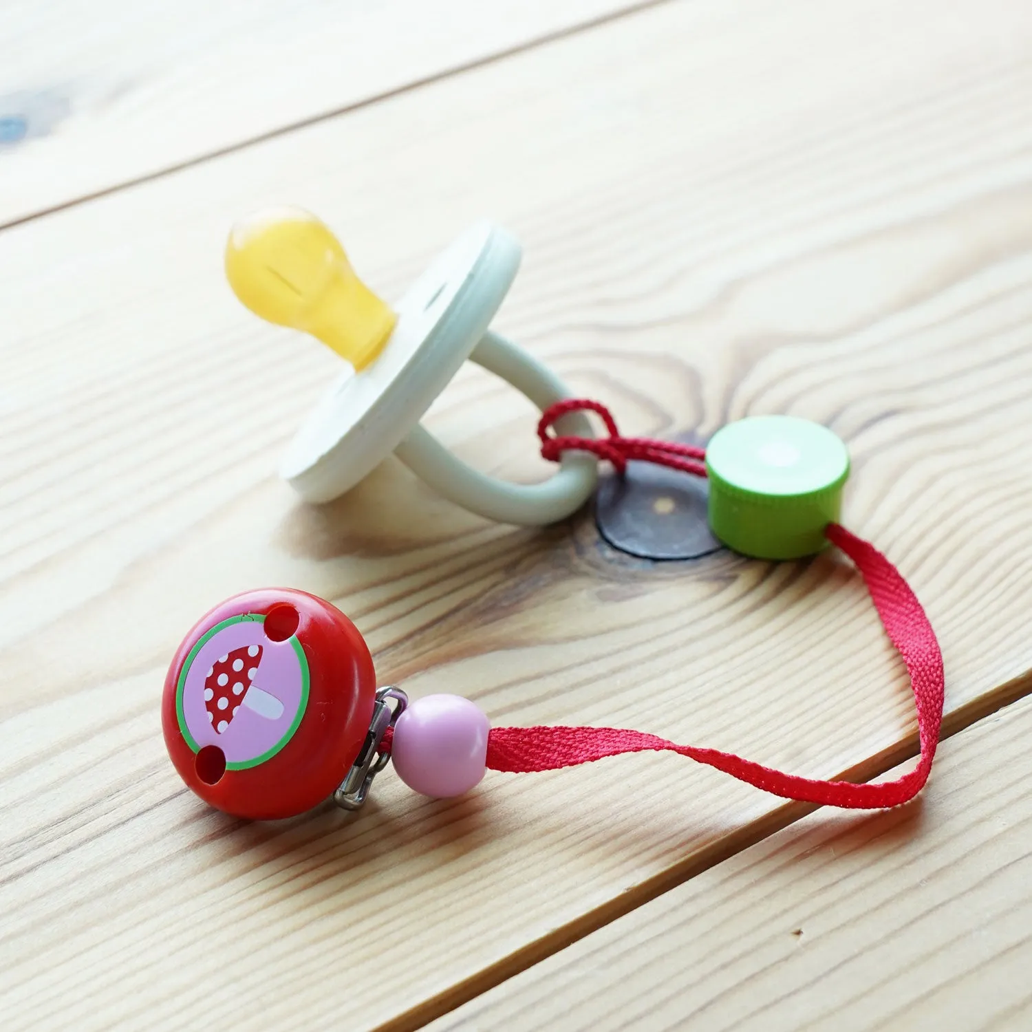 Heimess Baby Teether Chain - Toadstool