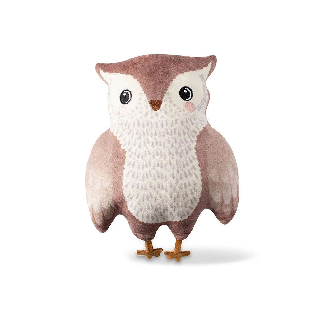 I Don't Give a Hoot Plush Dog Toy from Wagsdale