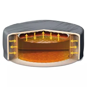 Intex Pure  Spa Plus Inflatable round hot tub for 6 people with 170 Air jets  Jets, blue Intex