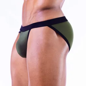Just The Bones Cloud Sport Brief Army Green