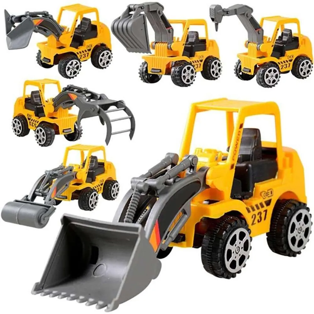 kids toys 1Pc Kids Mini Excavator Model Car Toys Engineering Vehicle Car Model Excavator Boy Educational Toy Gift For Boys
