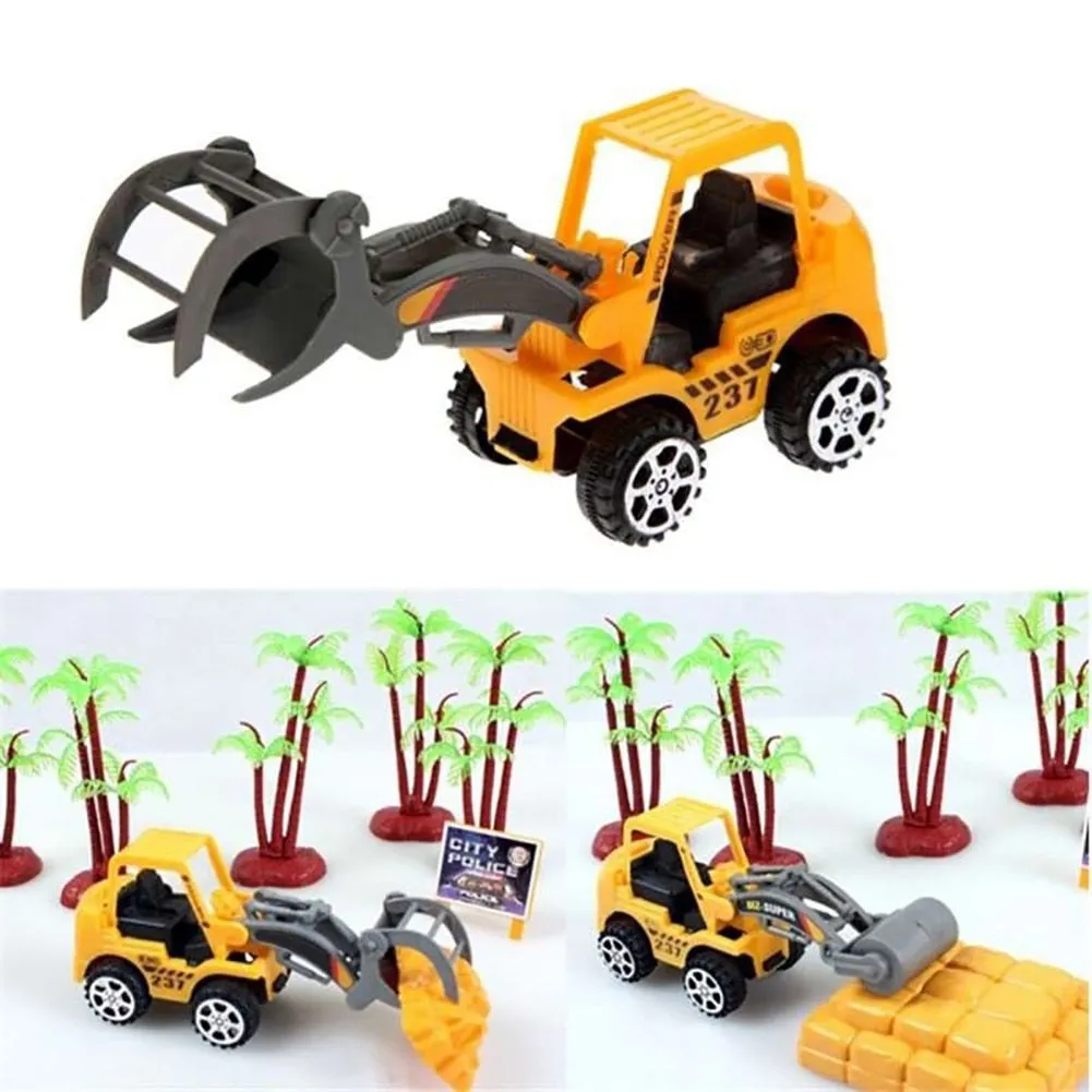 kids toys 1Pc Kids Mini Excavator Model Car Toys Engineering Vehicle Car Model Excavator Boy Educational Toy Gift For Boys