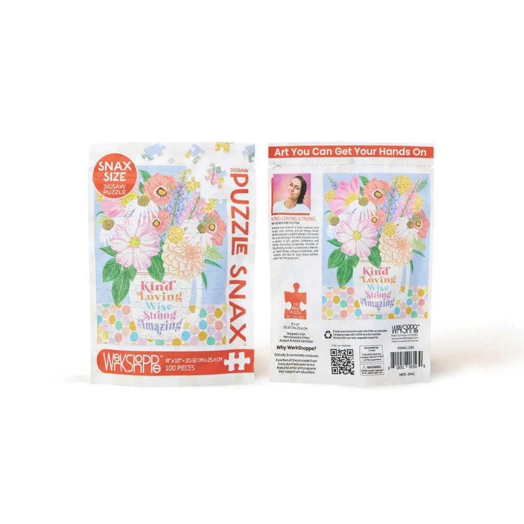 Kind Loving Strong- 100 Piece Kids puzzle