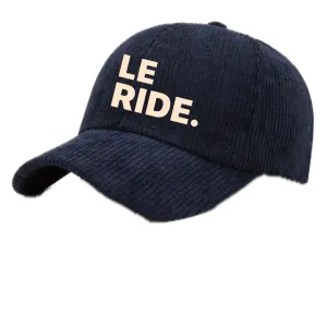Le Ride. Corduroy Caps Navy