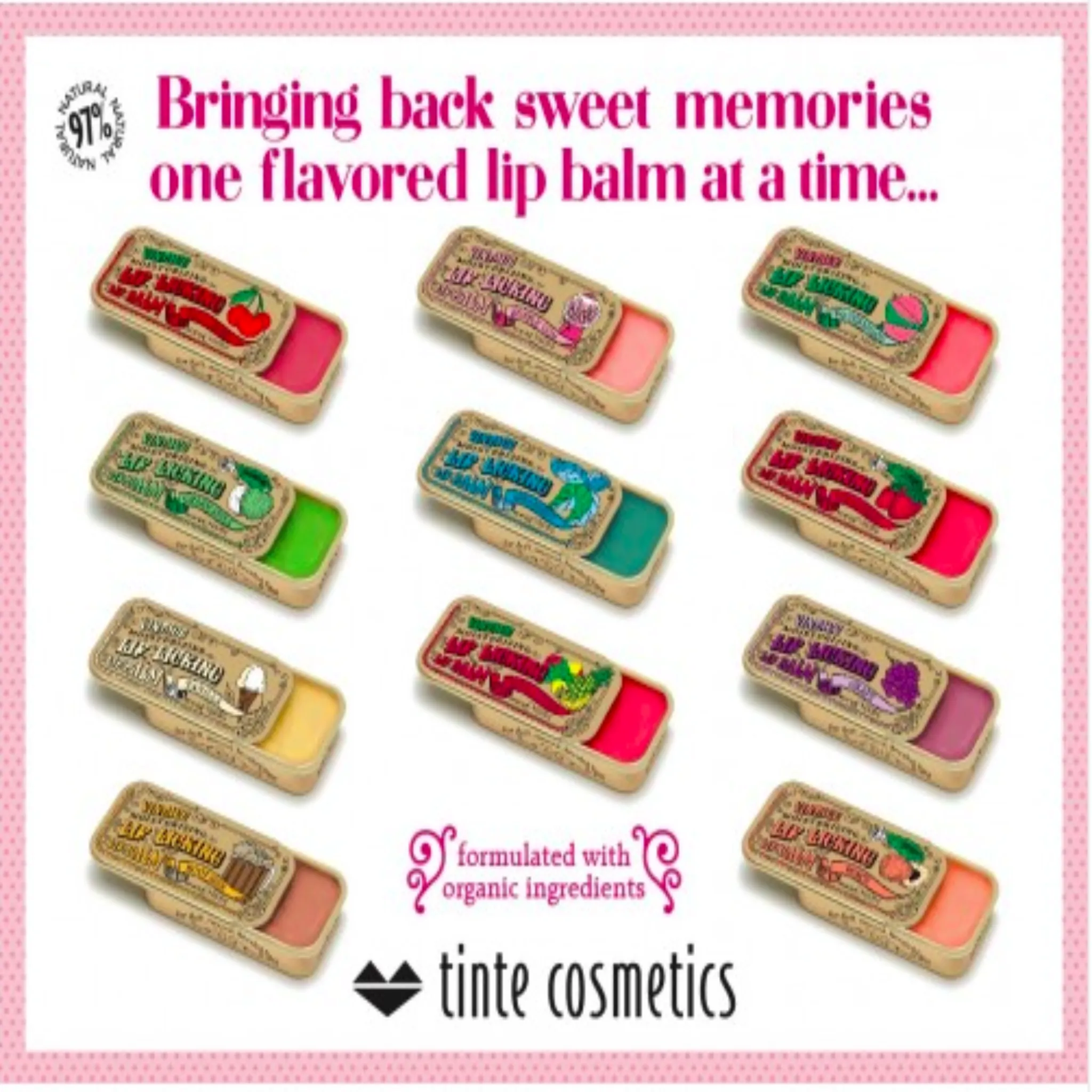 Lip Licking Flavored Lip Balms Tins
