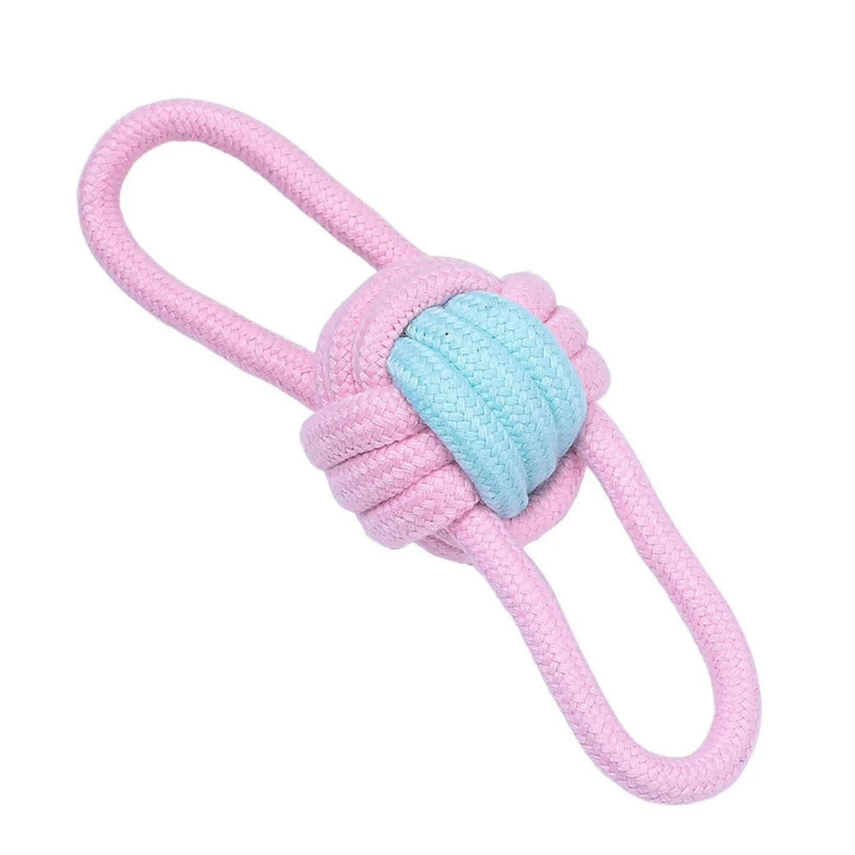 Macaron Ropes Dog Toy - Ring Ball