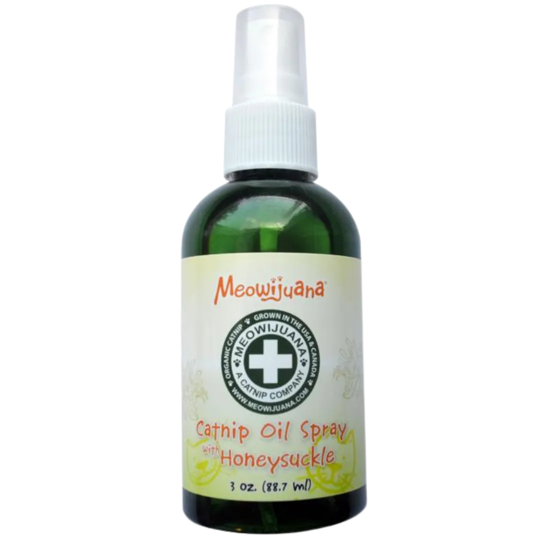 Meowijuana Organic Catnip & Honeysuckle Spray, 3 oz