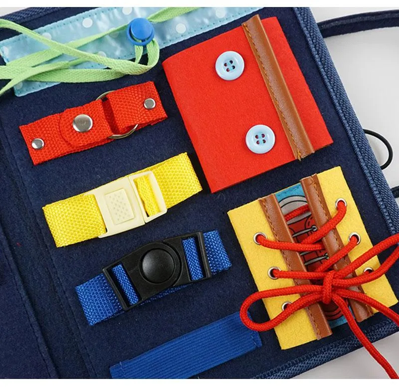 Montessori Toys Early Educational Fine Motor Training Self-care Ability Children Game Preschool Kids Toy for Girls Boys