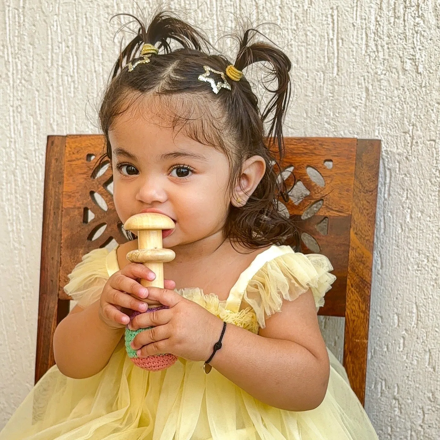 Mother Touch Toys - Soft Crochet Rattle: Sensory Play for Babies (Ages 0 )