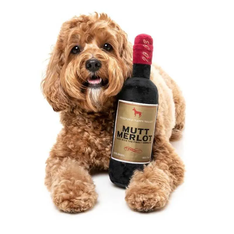 Mutt Merlot Dog Toy