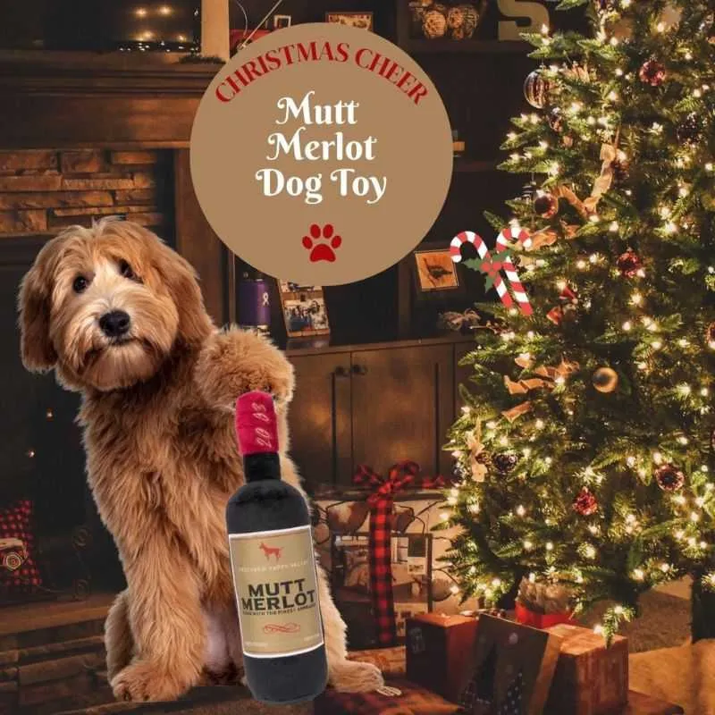 Mutt Merlot Dog Toy