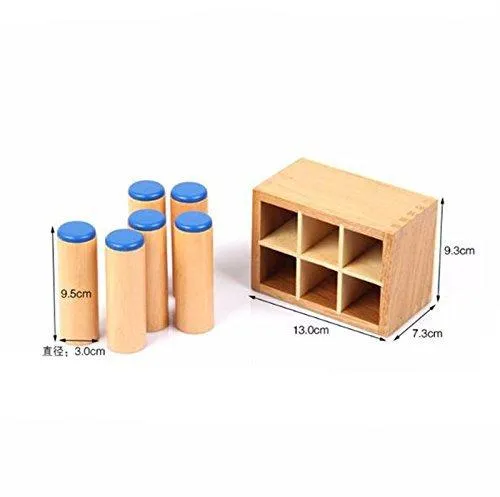 NEW Montessori Sensorial Auditory Material - Sound Cylinders Sound Boxes Kids Educational Toys For Todder