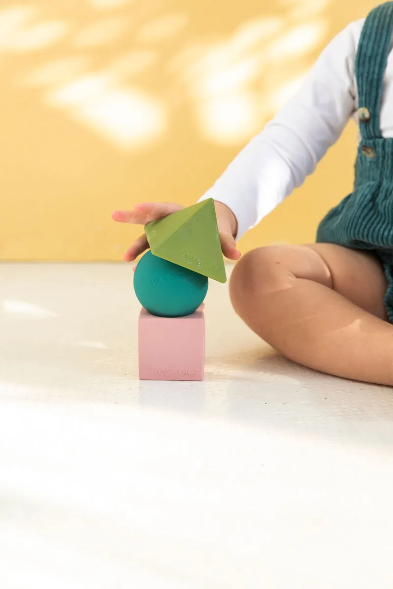 Oli & Carol X Bauhaus Movement Floating Geometric Blocks Pastel